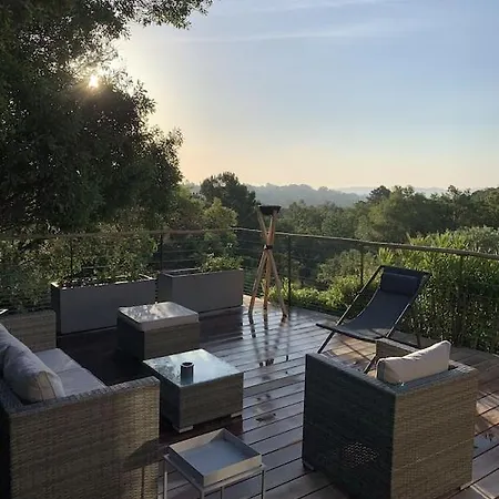 Villa Les Restanques Maison Des Chenes Vue 6 Personnes Grimaud