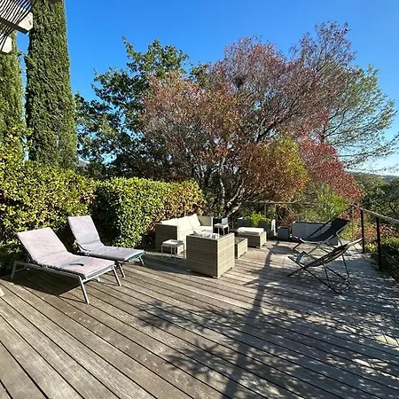 Les Restanques Maison Des Chenes Vue 6 Personnes Villa Grimaud