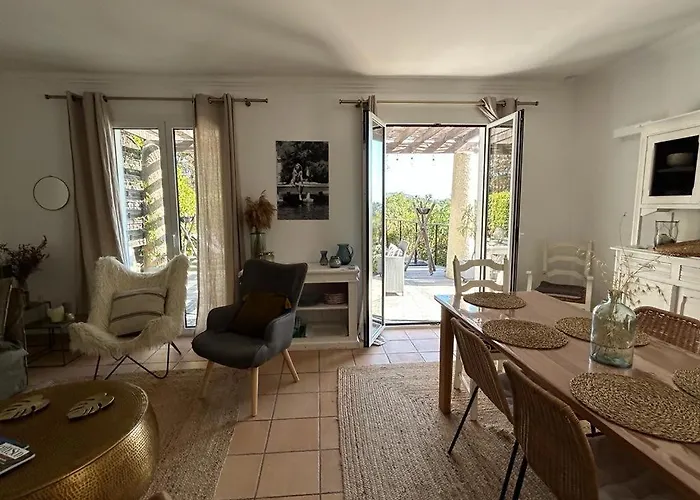 Les Restanques Maison Des Chenes Vue 6 Personnes * Grimaud